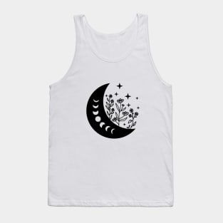 Floral Moon Tank Top